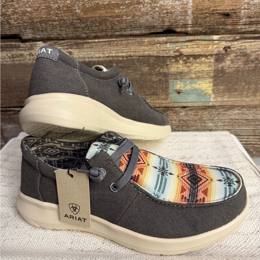 Ariat Charcoal and Patterned Sneakers